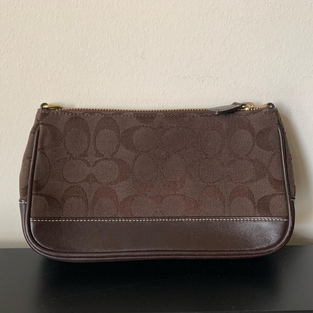 Small brown coach bag